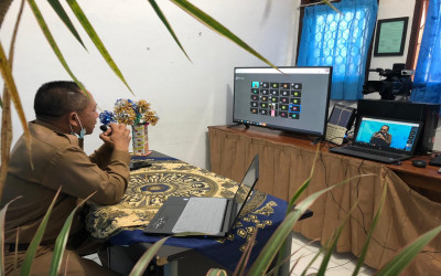 Masa Pandemi Covid-19, SMKN 2 Sungailiat Laksanakan MPLS Secara Virtual